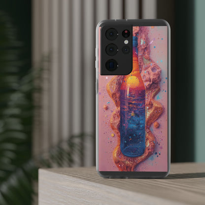 Phone Case — Surreal Sunset Bottle Art Flexible Protective Cover