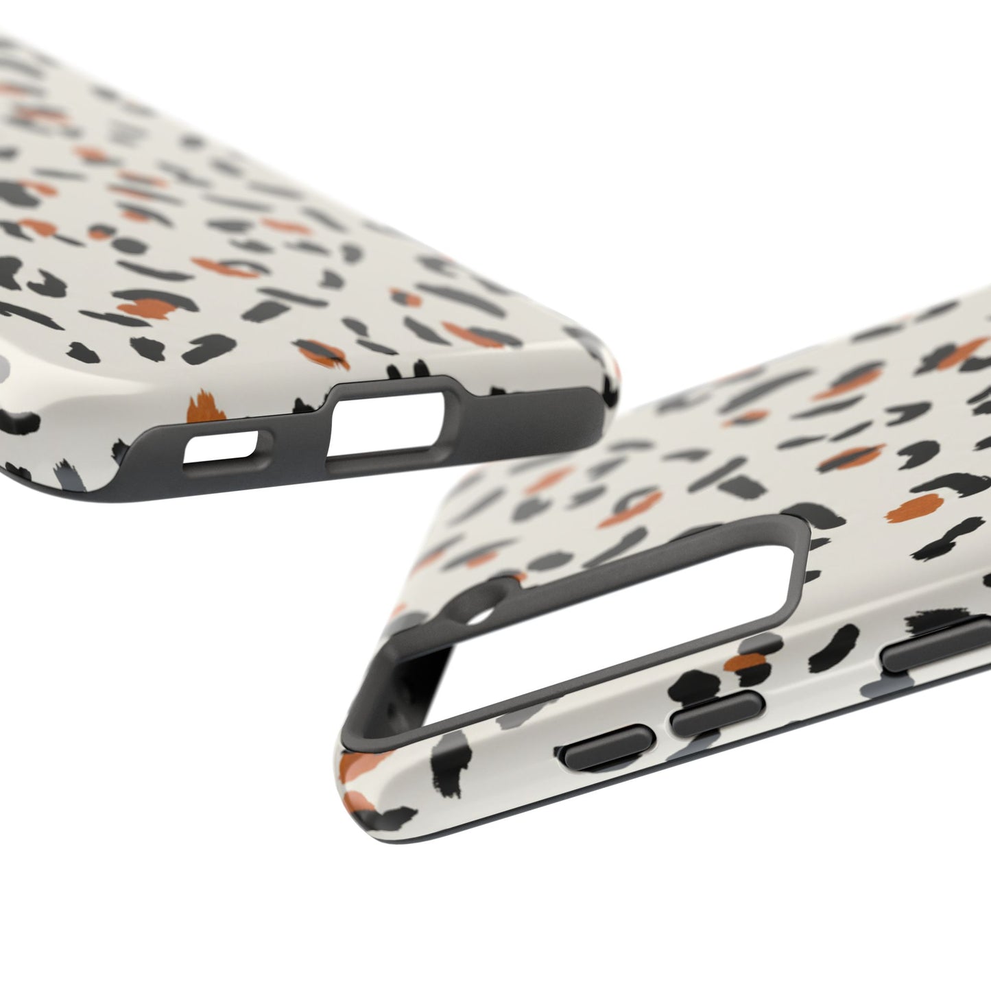Leopard Print Tough Phone Case — Stylish Protective iPhone Cover