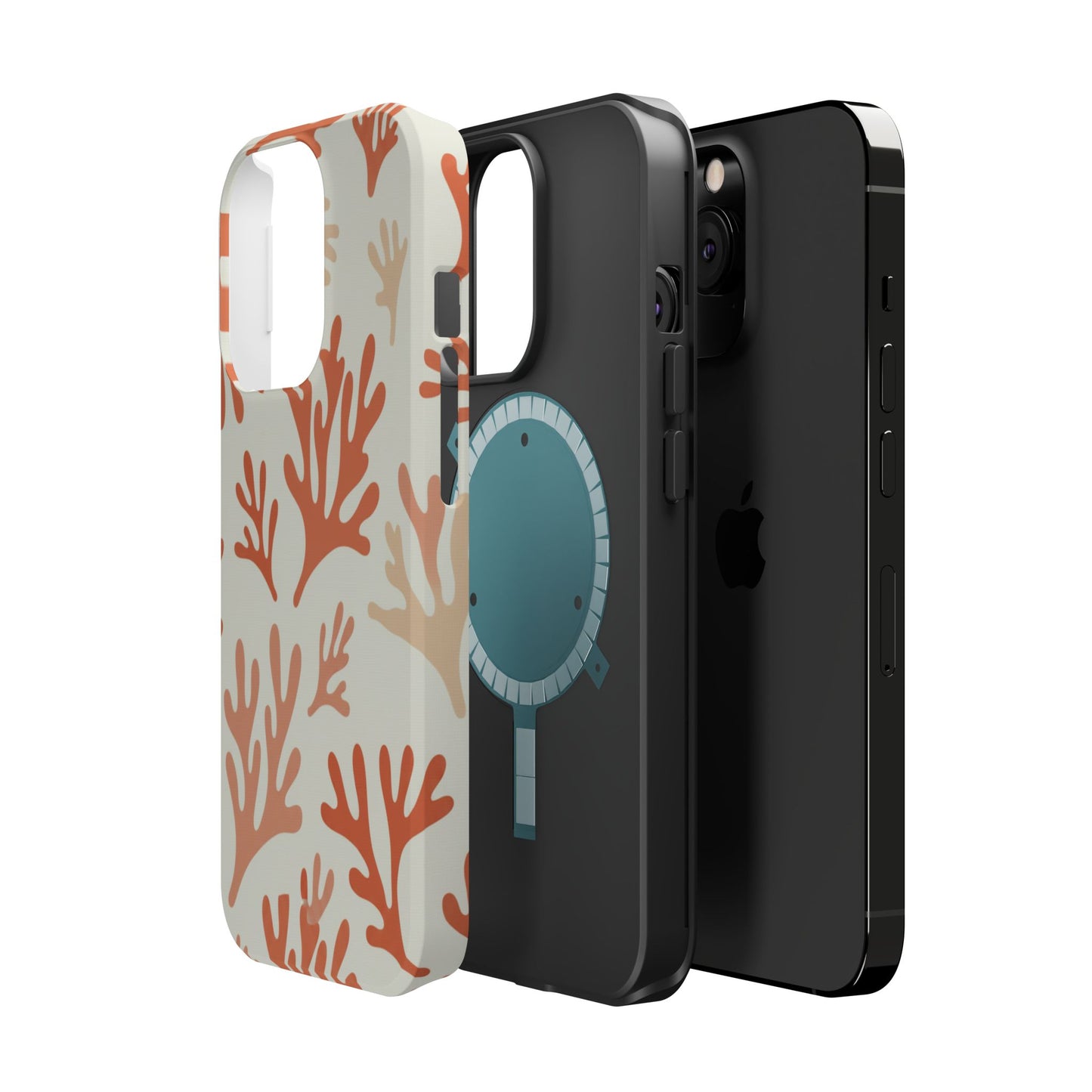 Coral Reef Magnetic Impact Phone Case — Protective MagSafe-Compatible Design