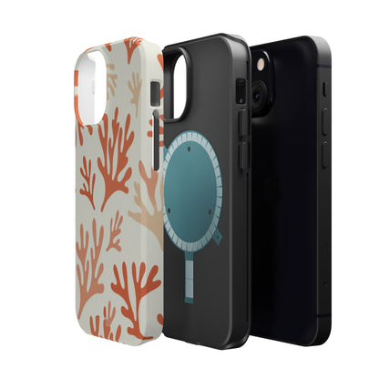 Coral Reef Magnetic Impact Phone Case — Protective MagSafe-Compatible Design