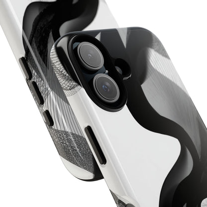 Phone Case — Monochrome Abstract Protective Cover