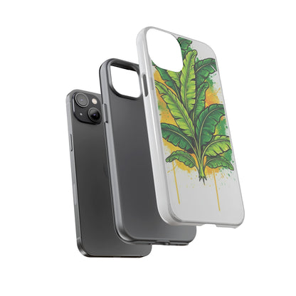 Tropical Banana Leaf Phone Case — Vibrant Green Plant Protector