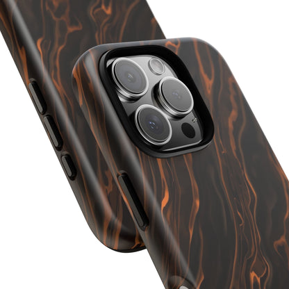 Copper Swirl Phone Case — Tough Protective iPhone Cover