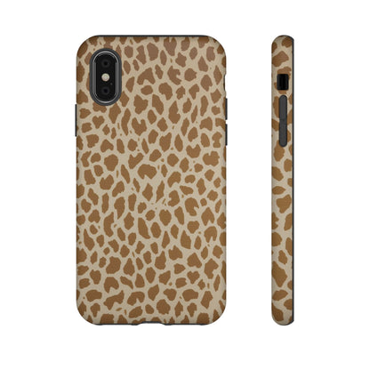 Leopard Print Tough Phone Case — Slim Protective Animal Pattern