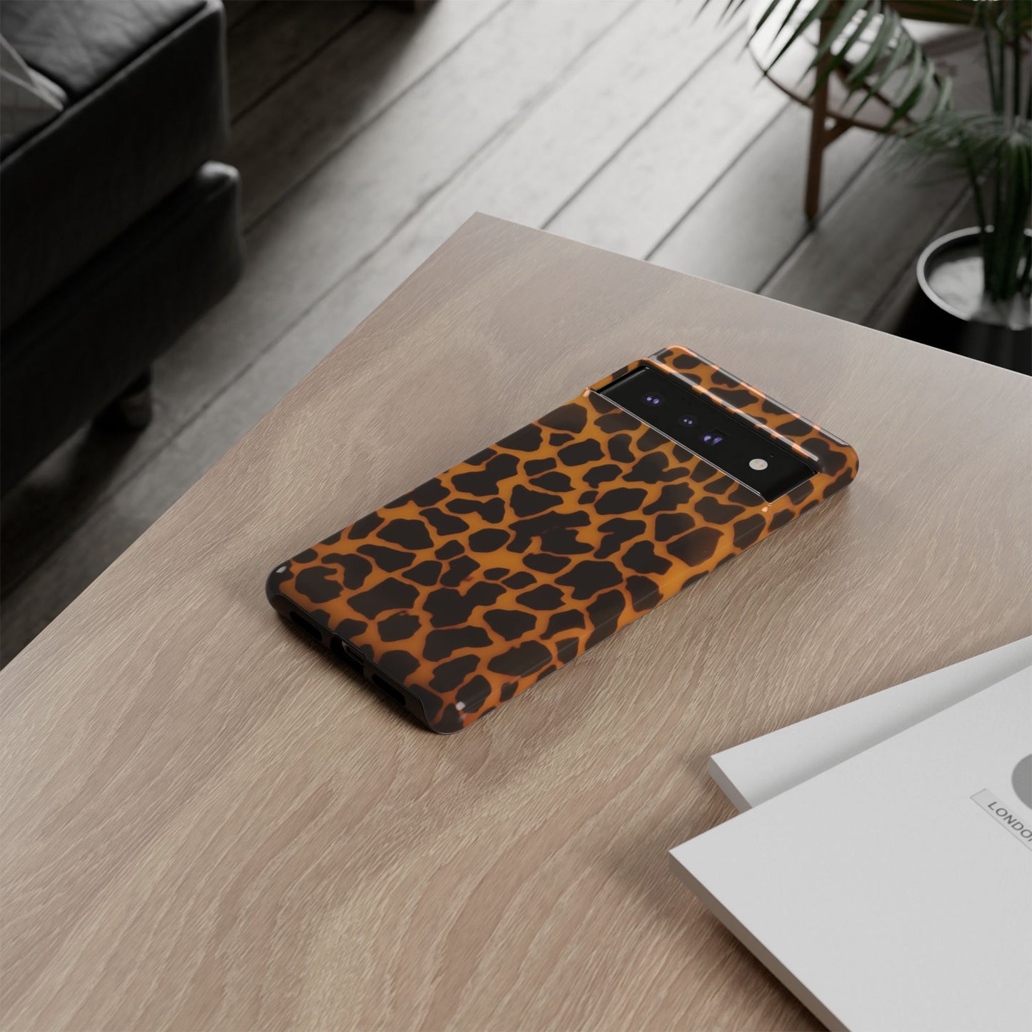 Leopard Print Tough Phone Case — Slim Protective iPhone Cover