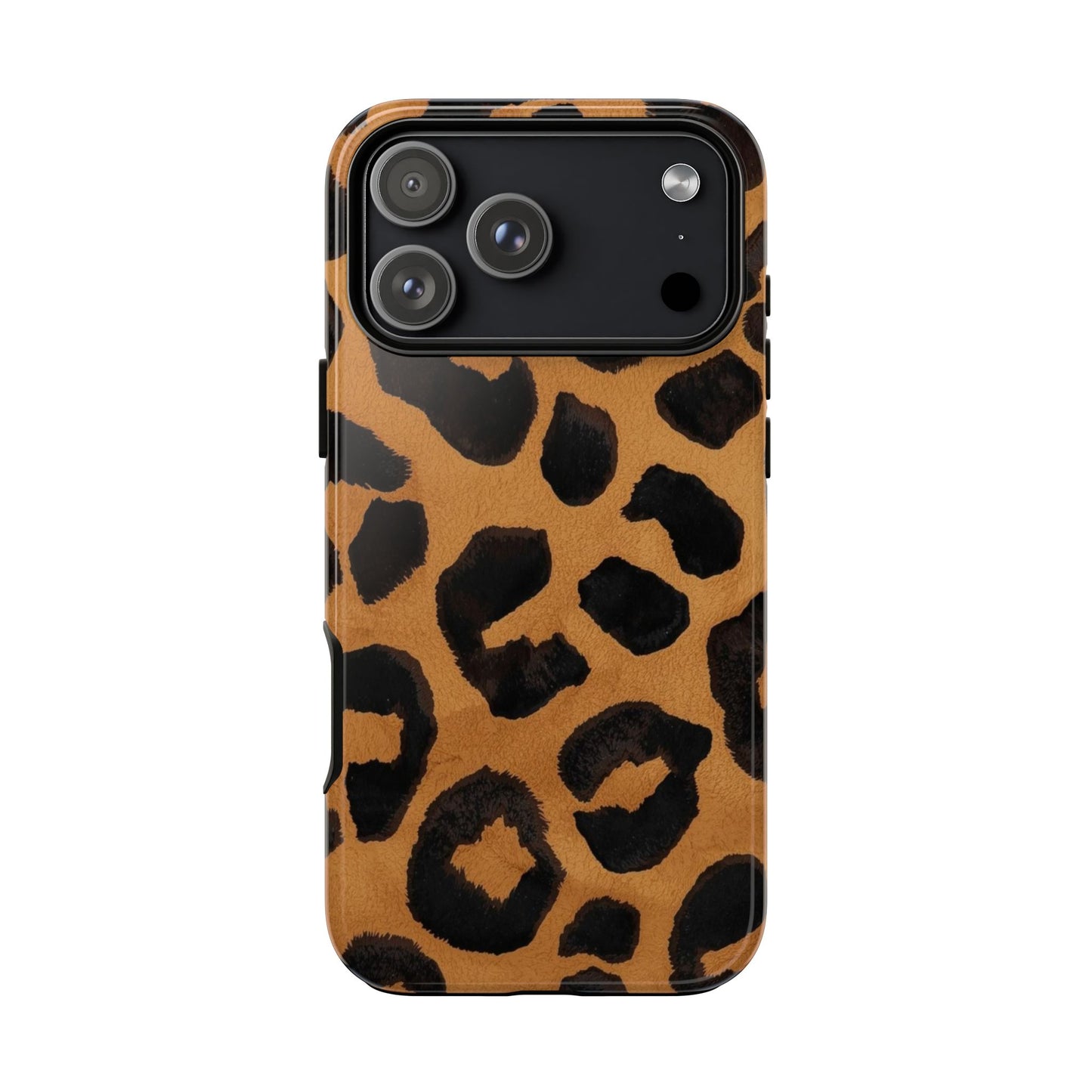 Leopard Print Tough Phone Case — Protective Animal Print iPhone Case