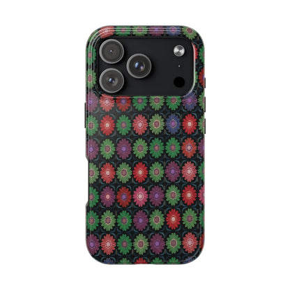 Copy of Floral Sunflower Tough Phone Case — Neutral Daisy Pattern Protective Cover