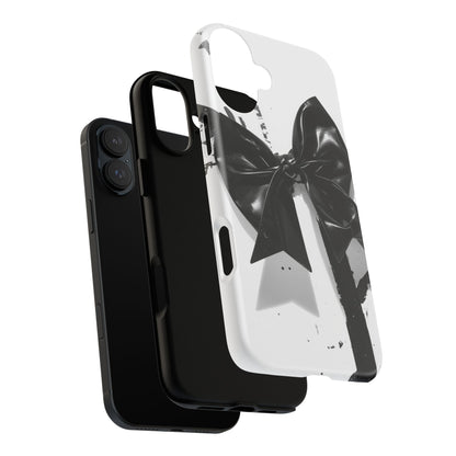 Phone Case — Black Bow Graphic Protective Cover