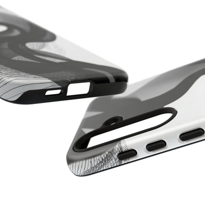 Phone Case — Monochrome Abstract Protective Cover