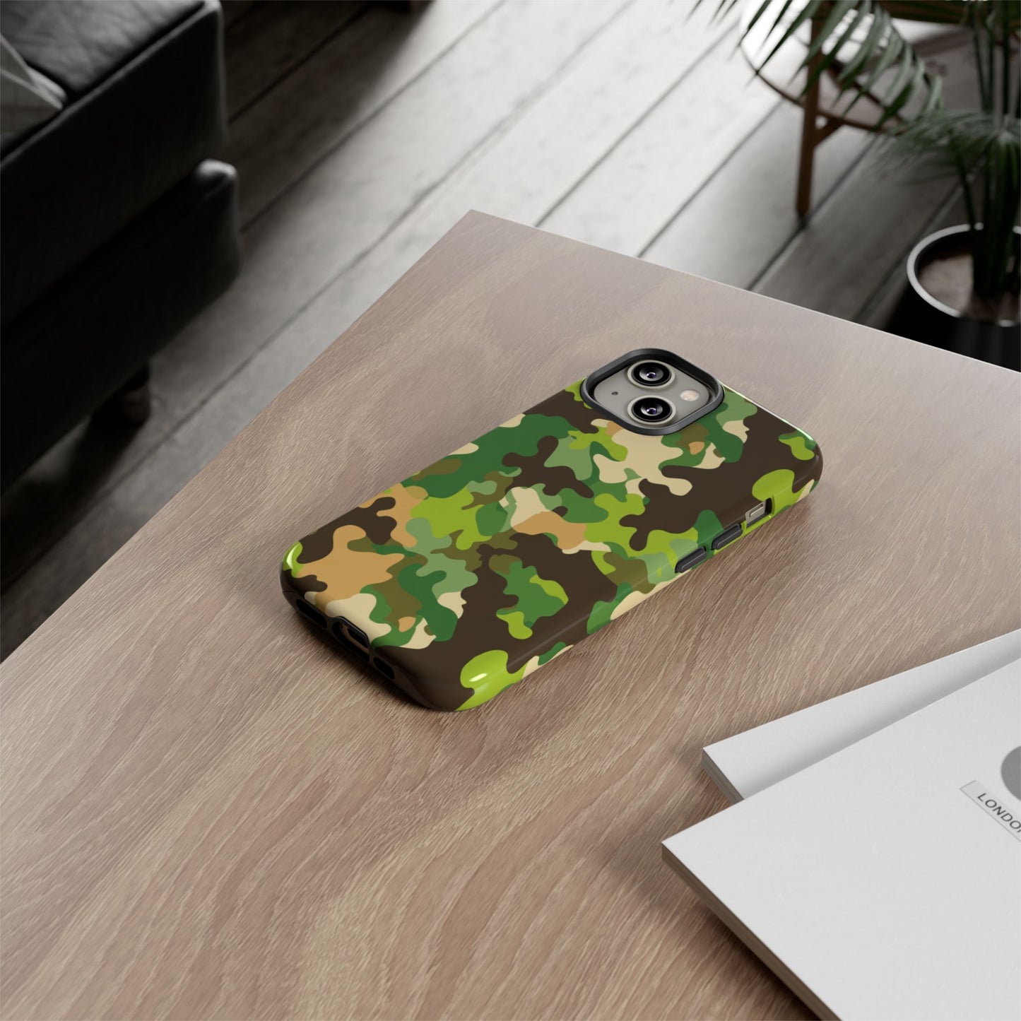Camouflage Tough Phone Case — Military Camo Protective Cover