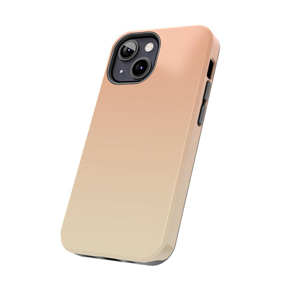 Gradient Tough Phone Case — Peach Ombre Protective Cover