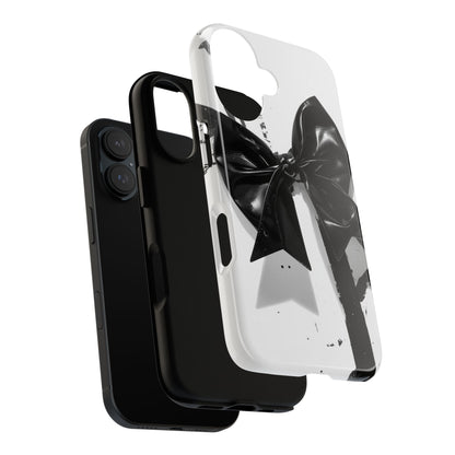 Phone Case — Black Bow Graphic Protective Cover