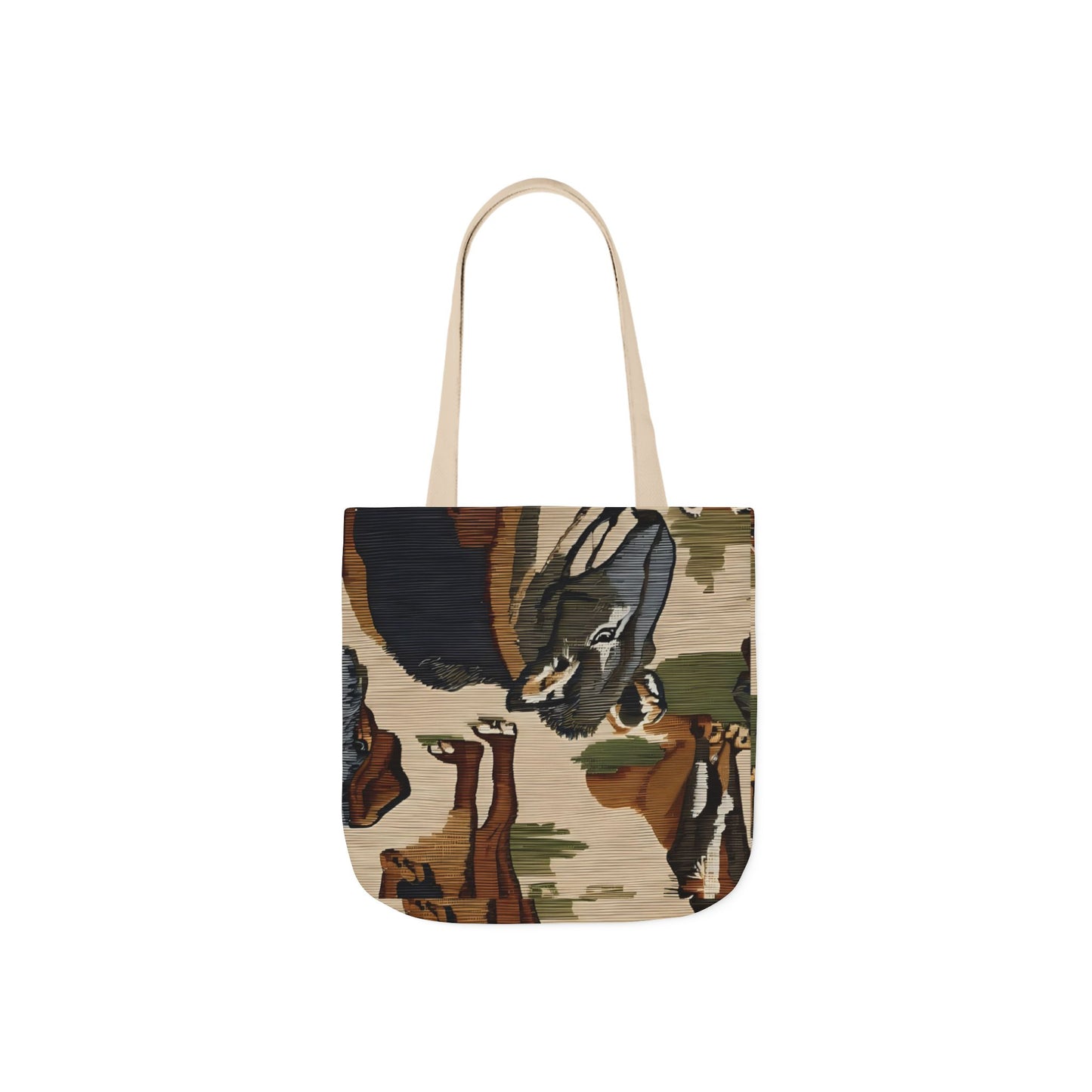 Canvas Tote — Farm Animal Rustic Tote Bag