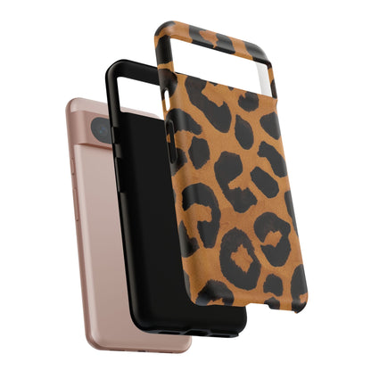 Leopard Print Tough Phone Case — Protective Animal Print iPhone Case