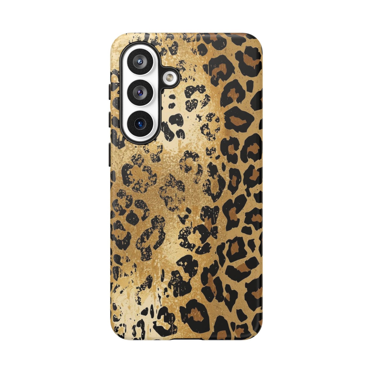 Leopard Print Tough Phone Case — Durable Protective iPhone Cover