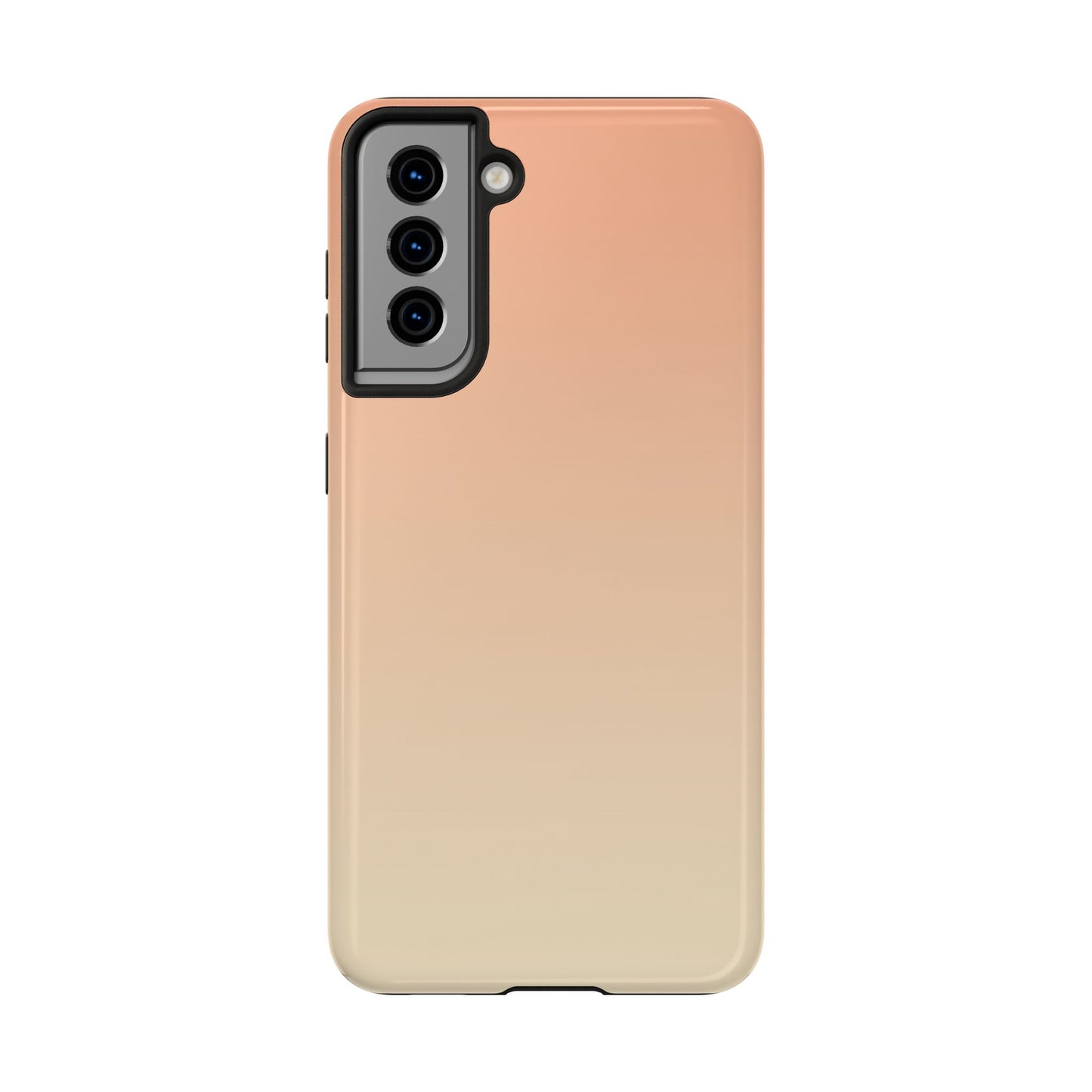 Gradient Tough Phone Case — Peach Ombre Protective Cover