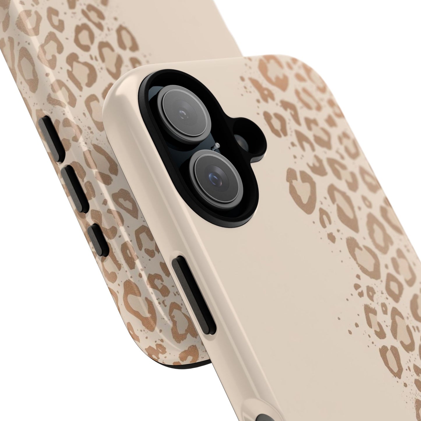 Phone Case – Beige Leopard Print Protective Cover