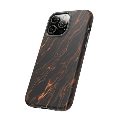 Copper Swirl Phone Case — Tough Protective iPhone Cover