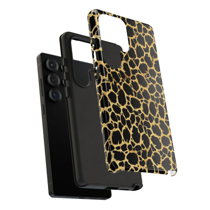 Giraffe Print Tough Phone Case — Durable Leopard-Style Protective Cover
