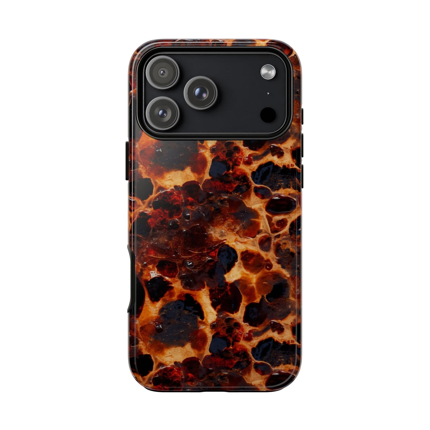Tortoiseshell Phone Case — Protective iPhone Cover with Classic Amber Pattern