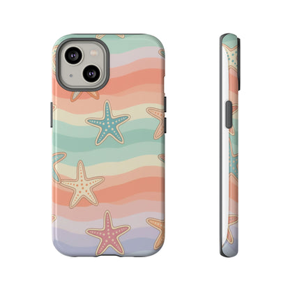 Starfish Wave Tough Phone Case — Pastel Beach Protective Cover