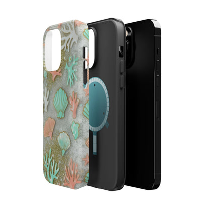 Seashell Coral Magnetic Impact Phone Case