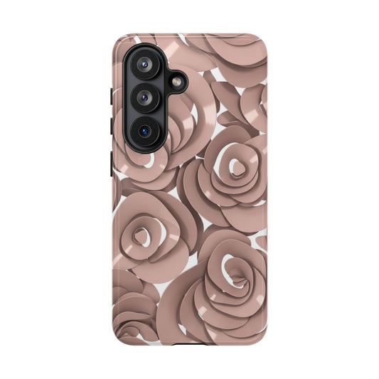 Rose Pattern Phone Case — Blush Floral Tough Case