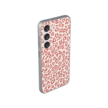Pink Leopard Print Phone Case – Slim Flexible Protective Cover