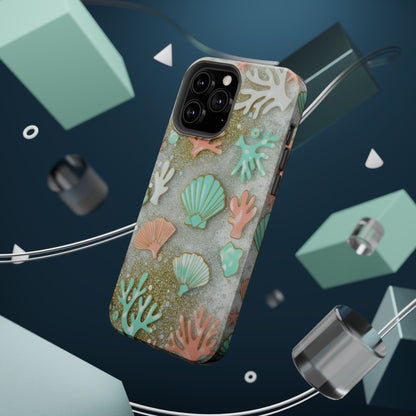 Seashell Coral Magnetic Impact Phone Case