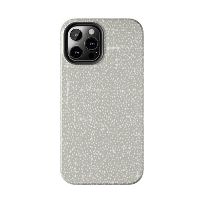 Speckled Gray Tough Phone Case — Protective Shockproof iPhone Cover