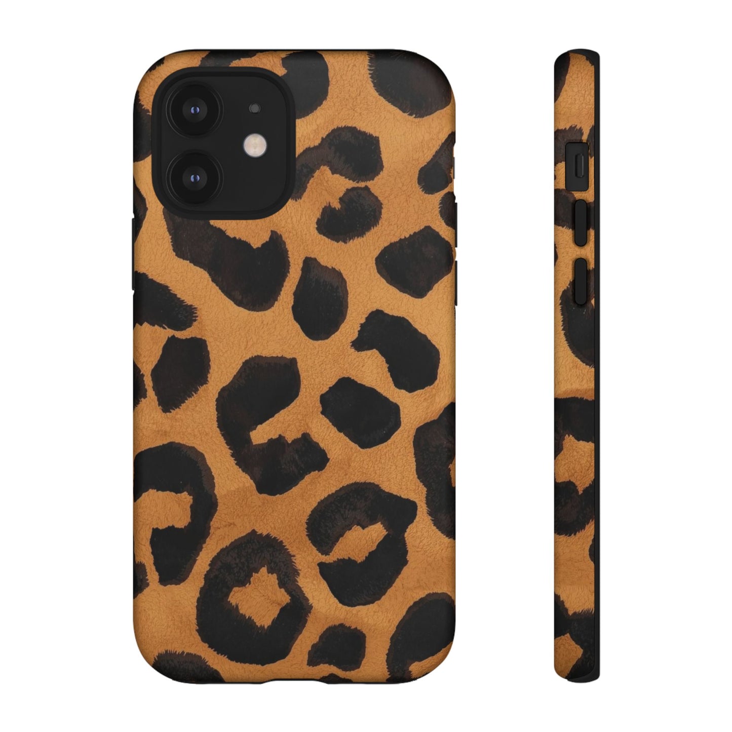 Leopard Print Tough Phone Case — Protective Animal Print iPhone Case