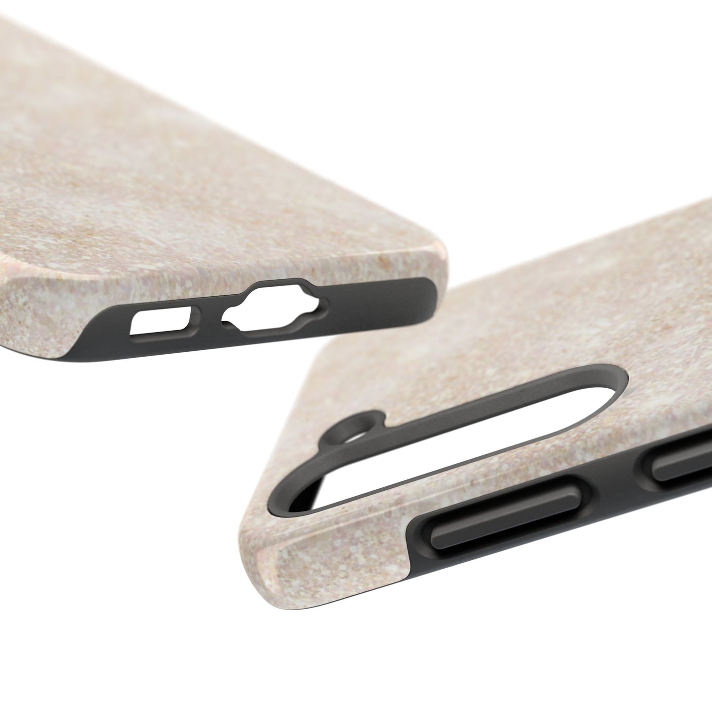 Marble Texture Tough Phone Case — Sandstone Protective Phone Cover