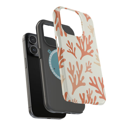 Coral Reef Magnetic Impact Phone Case — Protective MagSafe-Compatible Design
