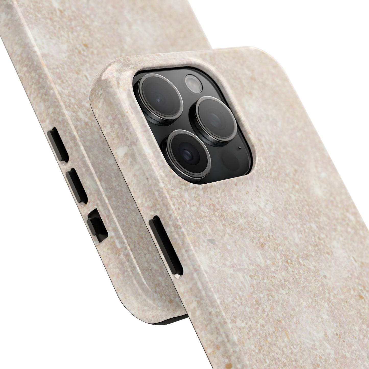Marble Texture Tough Phone Case — Sandstone Protective Phone Cover