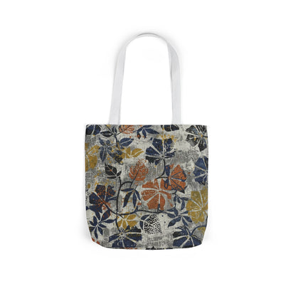 Floral Canvas Tote Bag – Rustic Watercolor Blooms