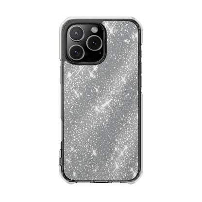 Clear Glitter Magnetic Phone Case — Sparkle Impact Protection