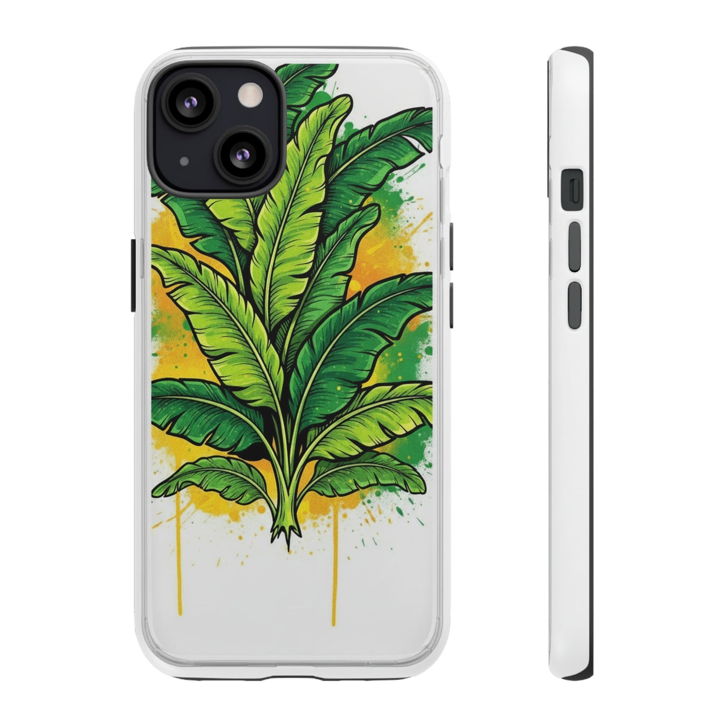Tropical Banana Leaf Phone Case — Vibrant Green Plant Protector