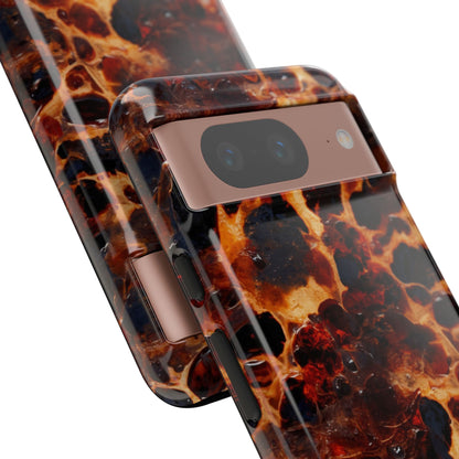 Tortoiseshell Phone Case — Protective iPhone Cover with Classic Amber Pattern