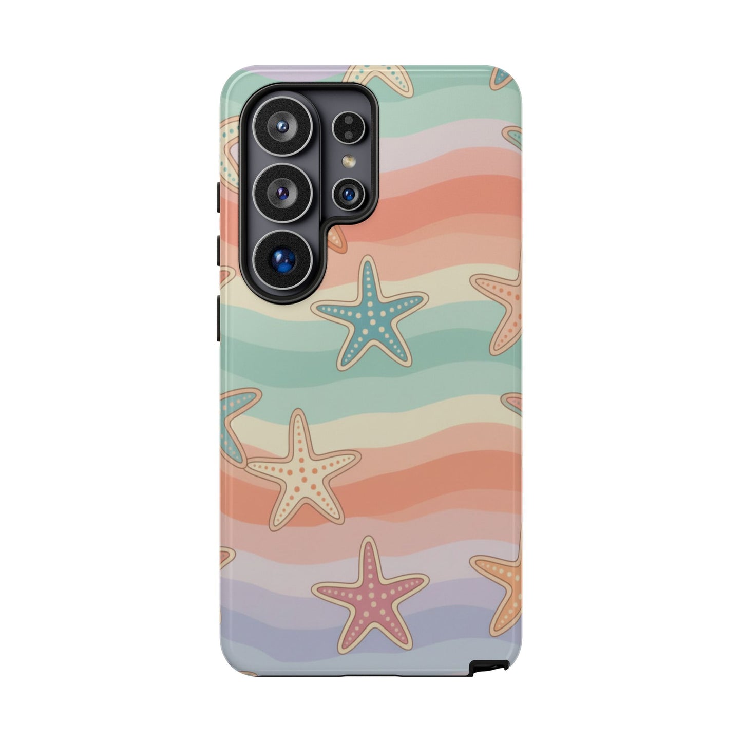 Starfish Wave Tough Phone Case — Pastel Beach Protective Cover