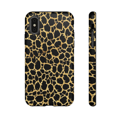 Giraffe Print Tough Phone Case — Durable Leopard-Style Protective Cover