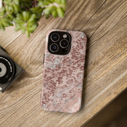 Tropical Monstera Phone Case — Colorful Leaf Protective Tough Case