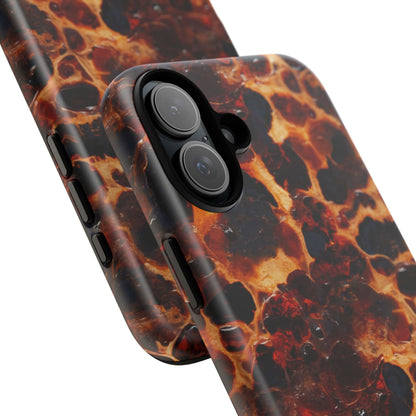 Tortoiseshell Phone Case — Protective iPhone Cover with Classic Amber Pattern