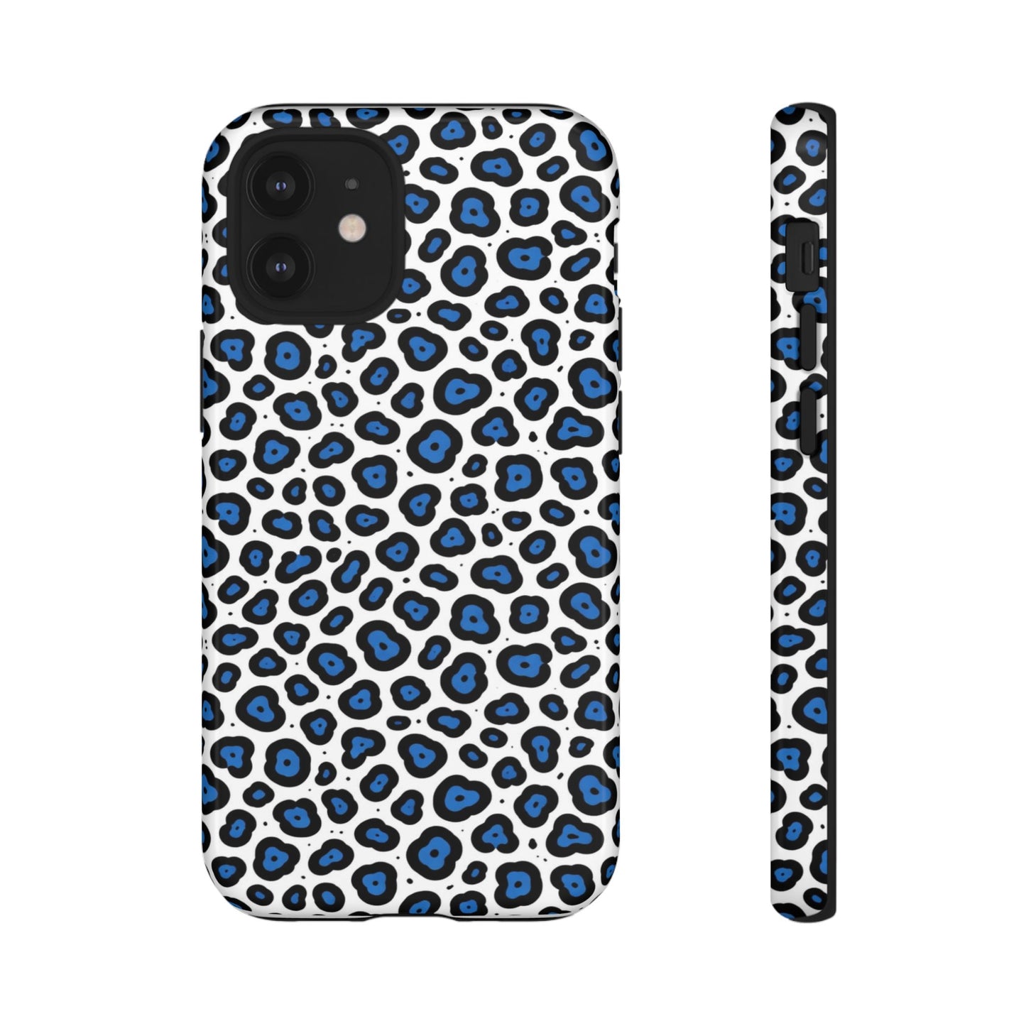 Blue Leopard Print Phone Case – Tough Protective Cover