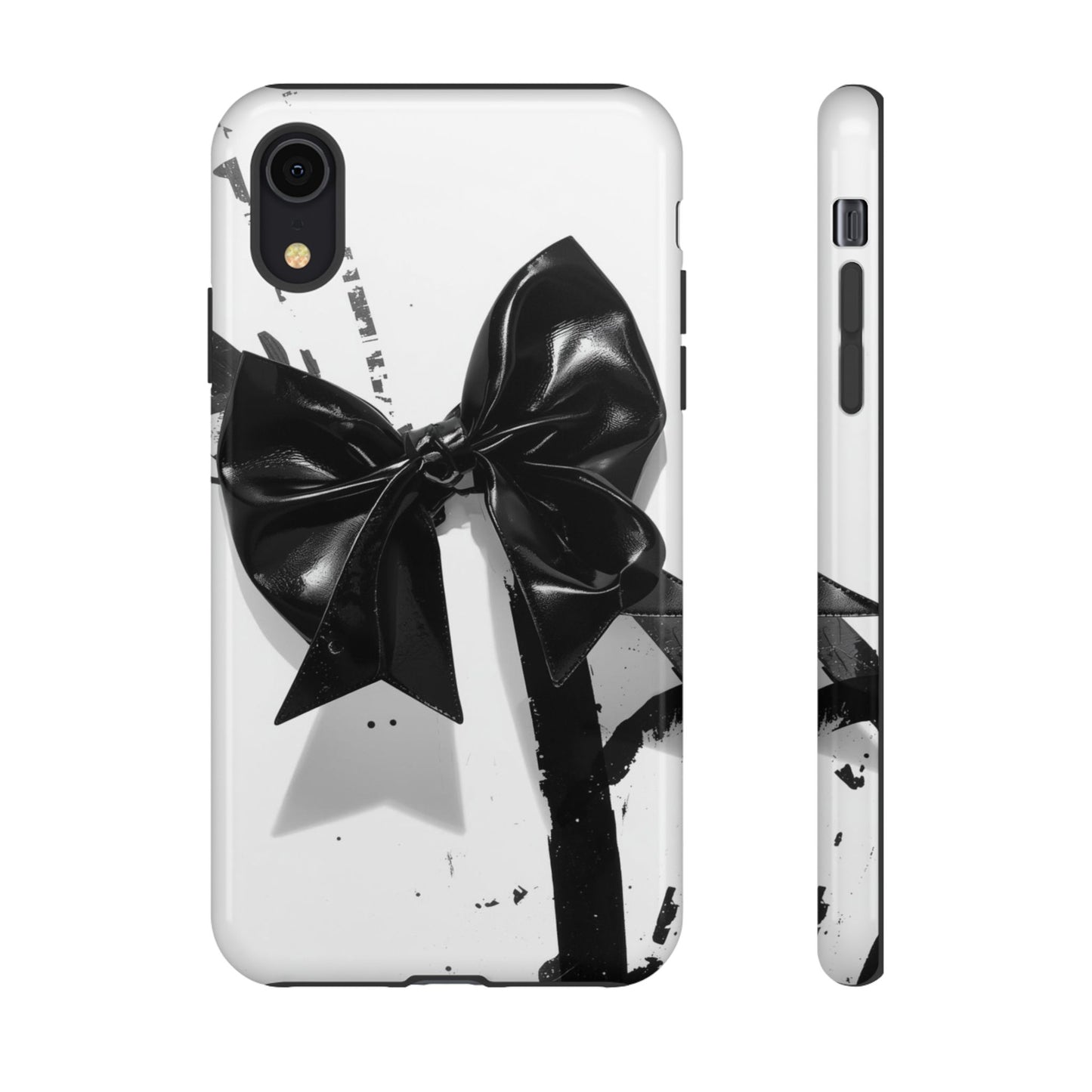 Phone Case — Black Bow Graphic Protective Cover