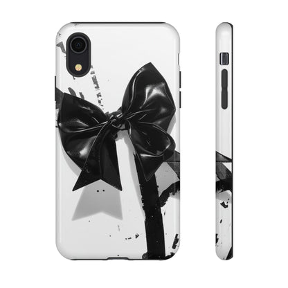 Phone Case — Black Bow Graphic Protective Cover