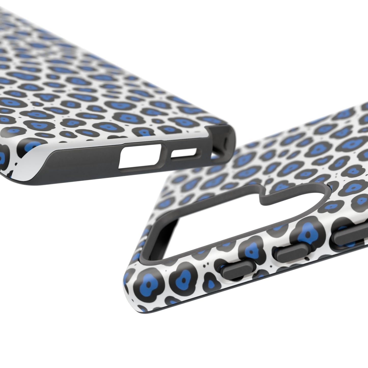 Blue Leopard Print Phone Case – Tough Protective Cover
