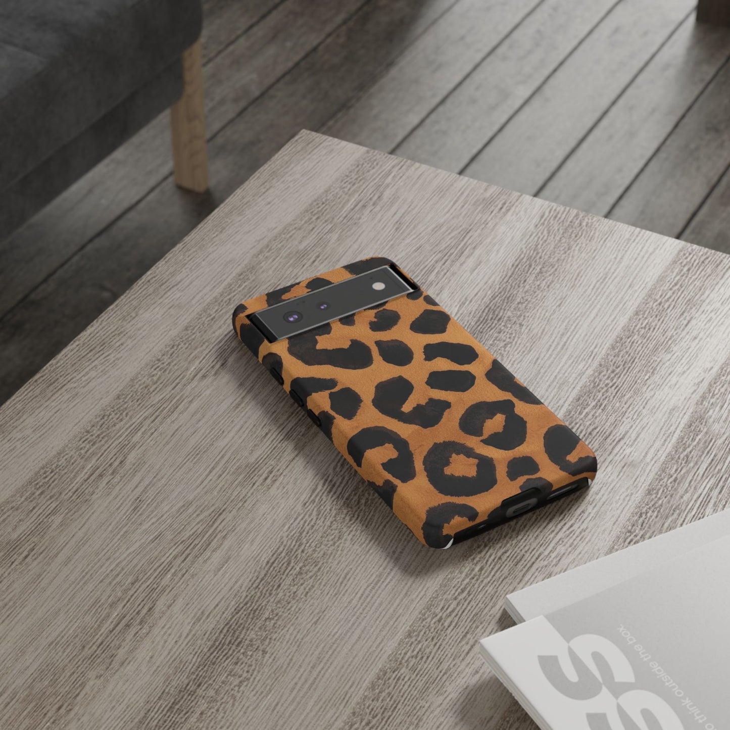 Leopard Print Tough Phone Case — Protective Animal Print iPhone Case