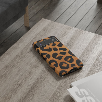 Leopard Print Tough Phone Case — Protective Animal Print iPhone Case