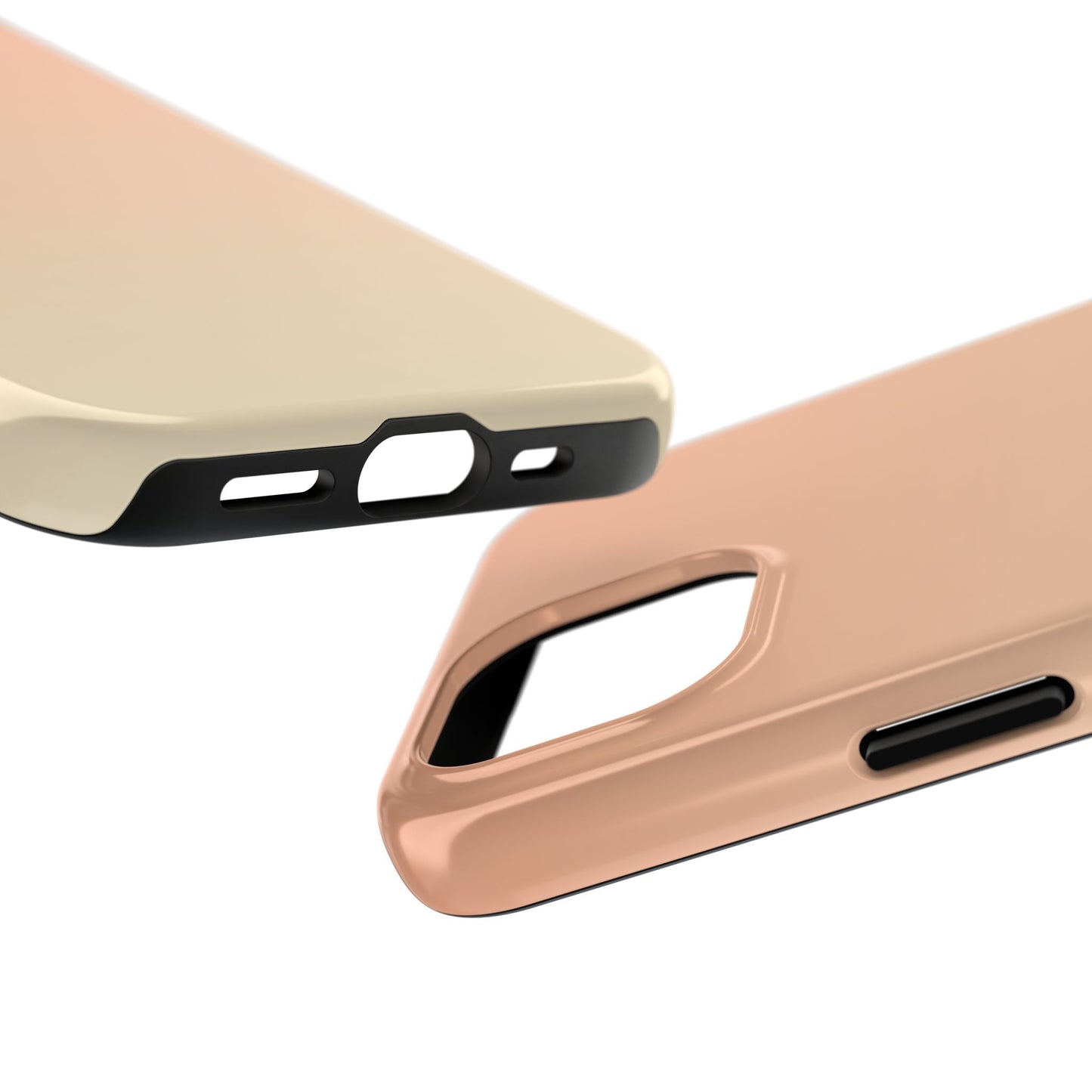 Gradient Tough Phone Case — Peach Ombre Protective Cover