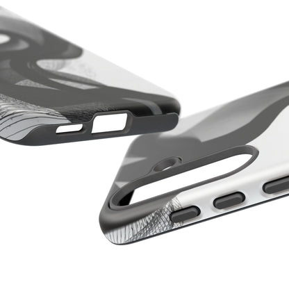 Phone Case — Monochrome Abstract Protective Cover